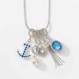 Nautical charm pendant, Touchstone Crystal